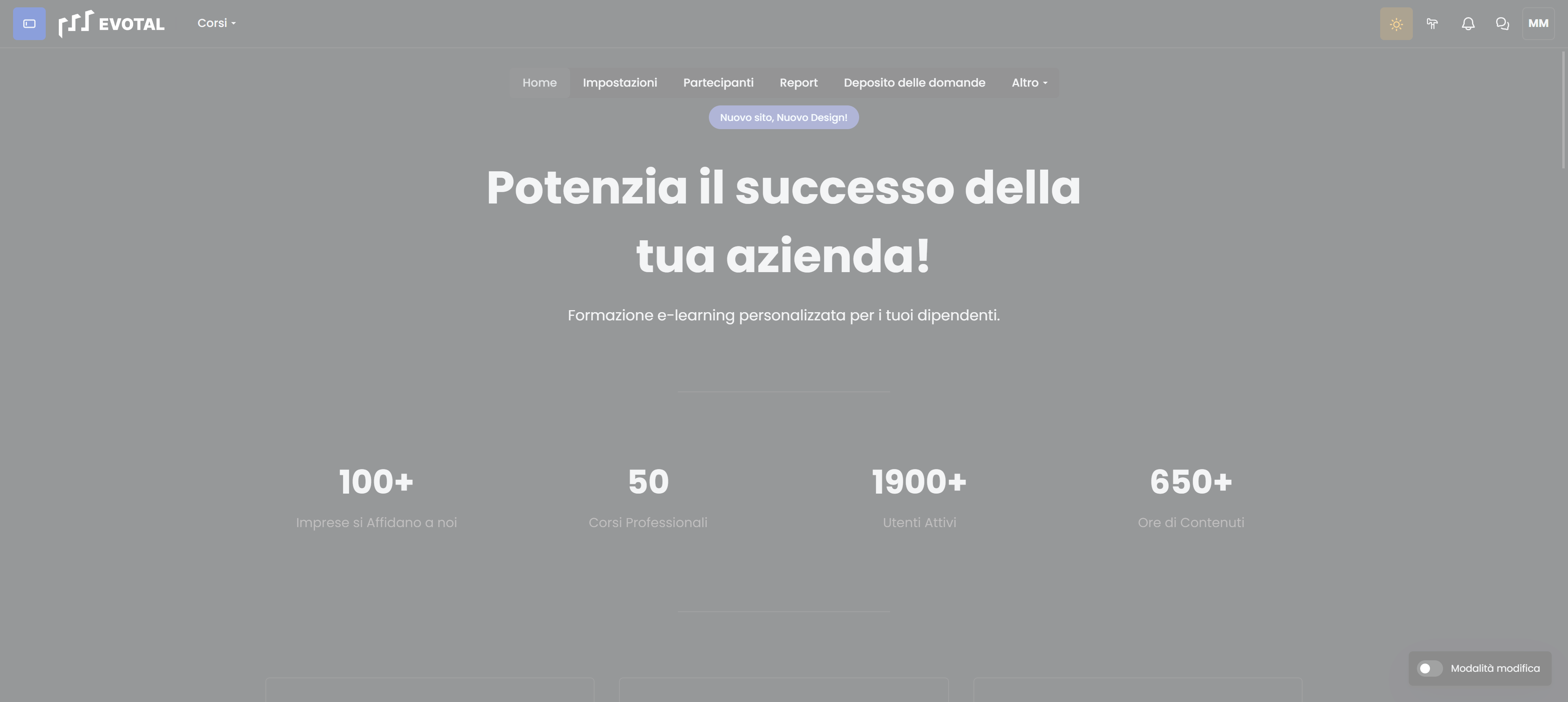 Evotal E-Learning Platform
